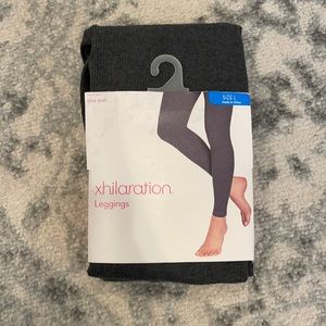 NWT Ribbed Gray Leggings